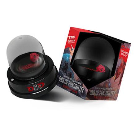 Fanroll - D&D Orb of Possibility Dice Roller with Silicone D20