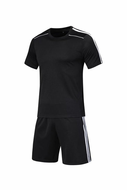 Print on Demand Men's And Women's Fashion Casual Short-sleeved Shorts Suit
