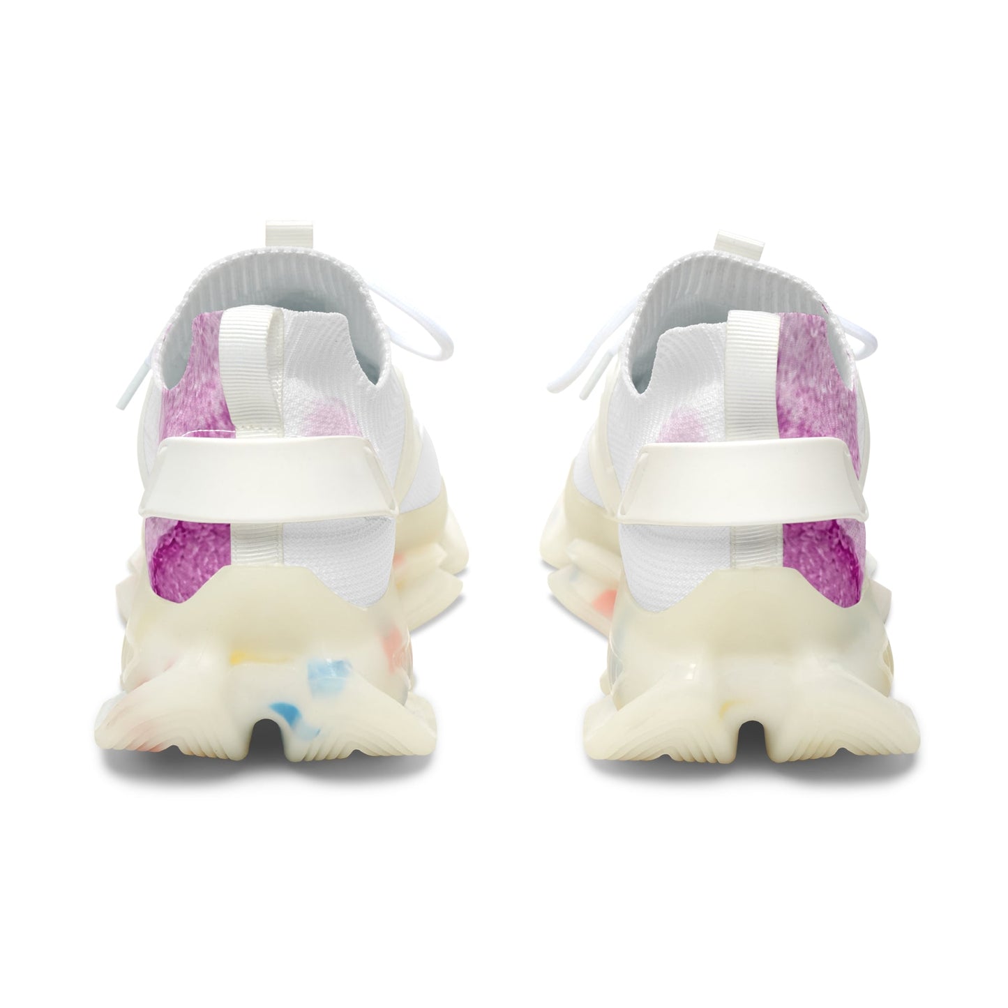 Watercolour Pink Splash - Womens Street Sneakers