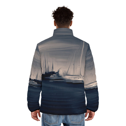 The Sleeping Yachts (at Sunrise) - Mens Puffer Jacket