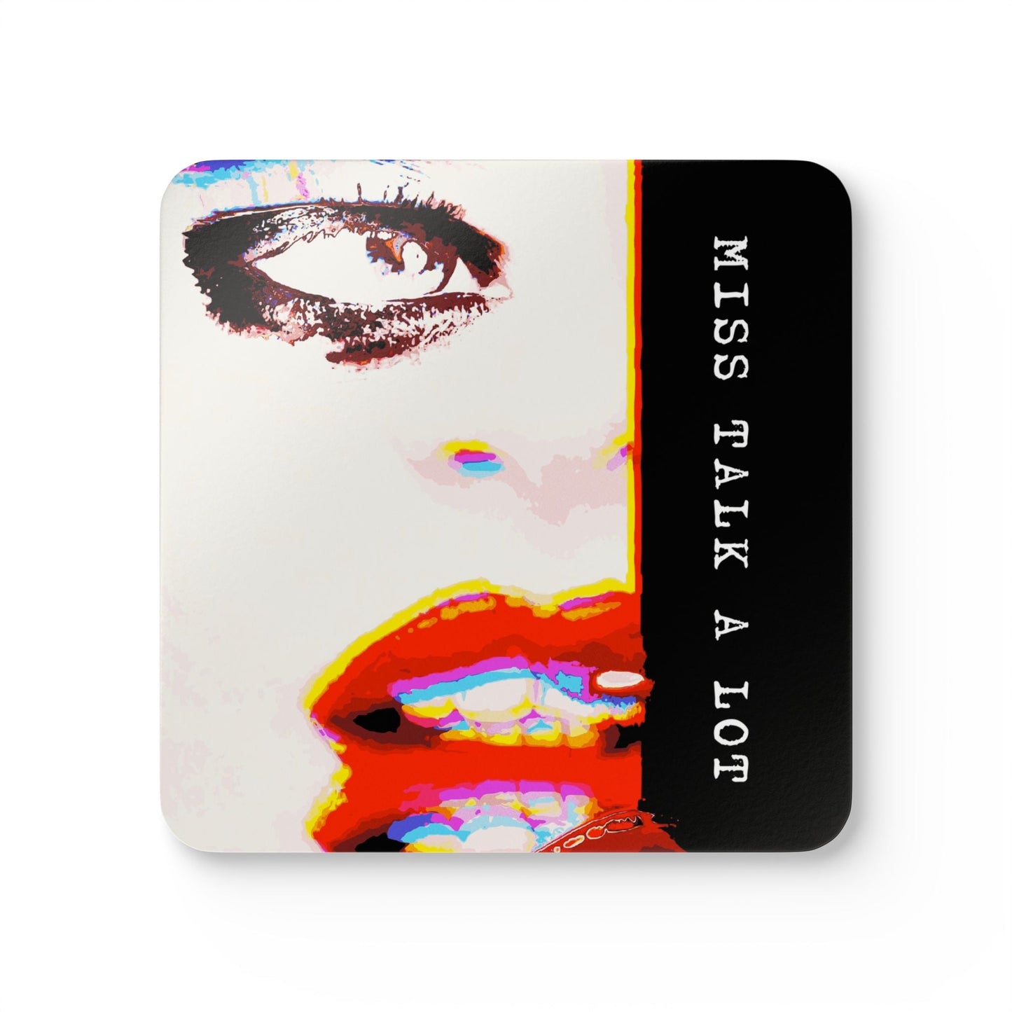 Miss Talk A Lot - Coaster Set - iSAW Company