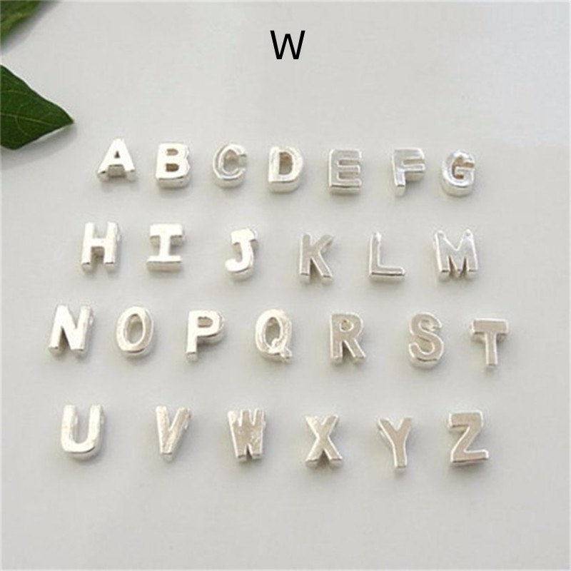 Peach Heart Shaped A-Z Letter Necklace