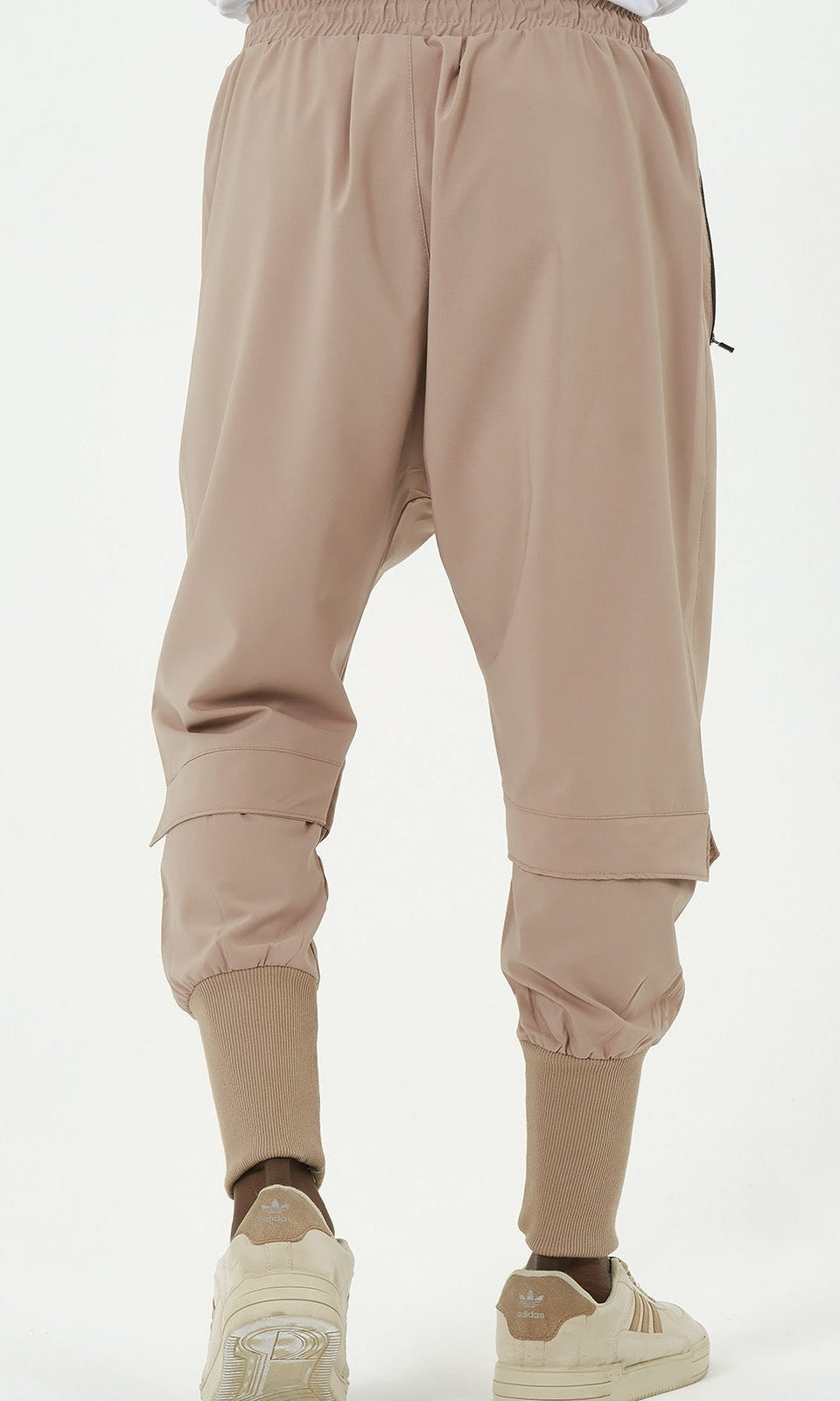 QL Pantalon Cross Over in Taupe