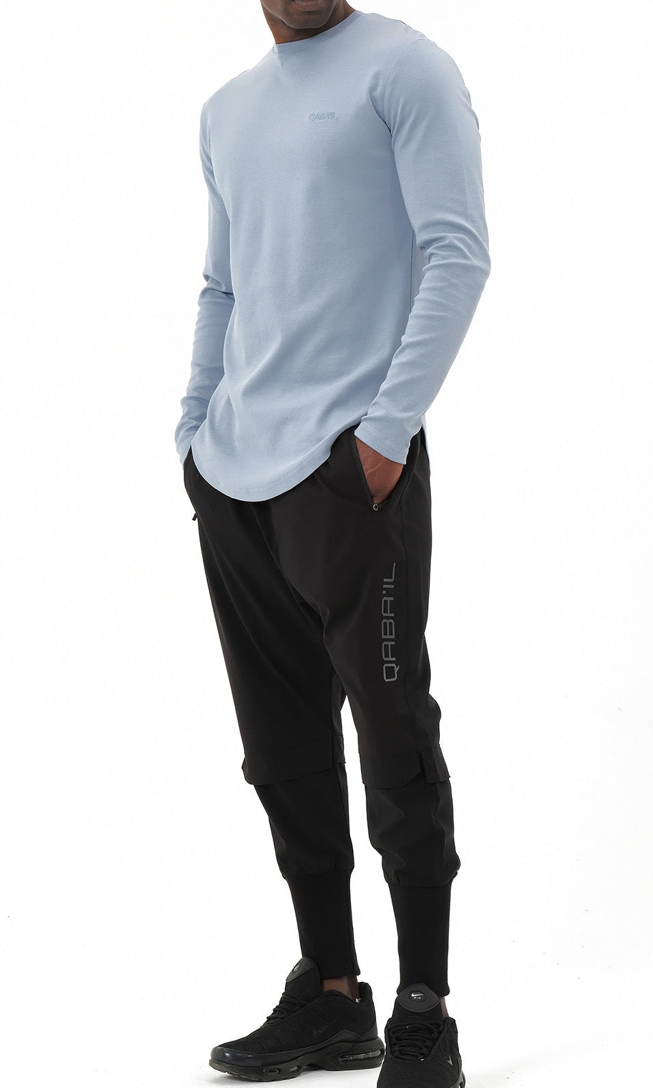 QL Pantalon Cross Over in Black