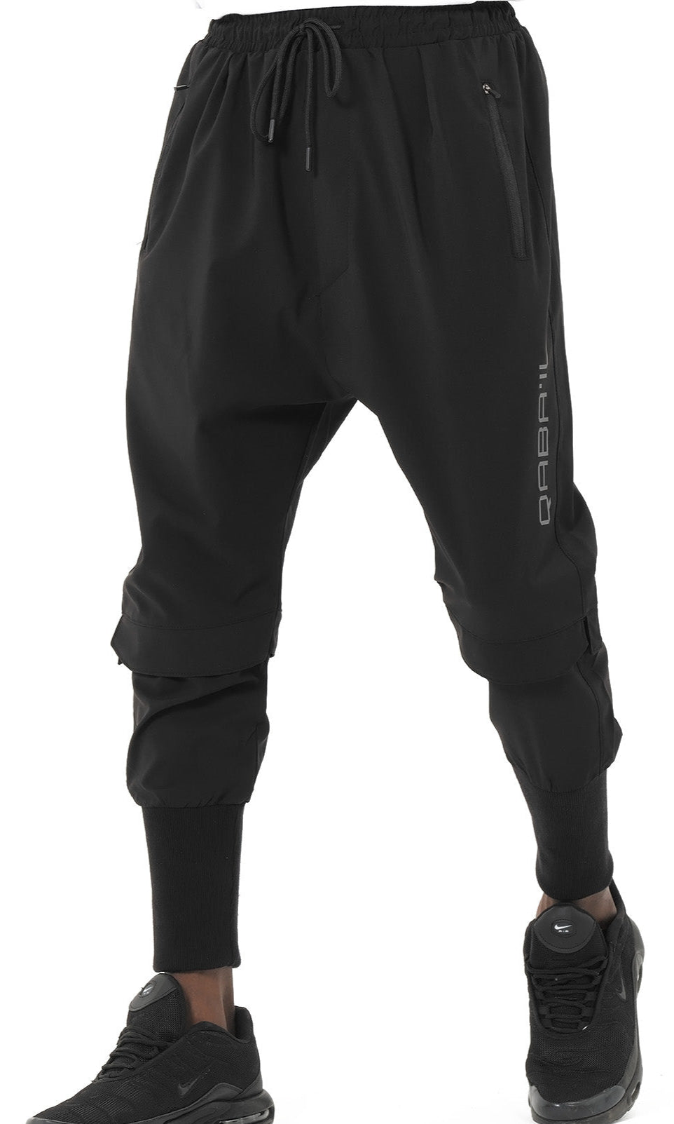 QL Pantalon Cross Over in Black