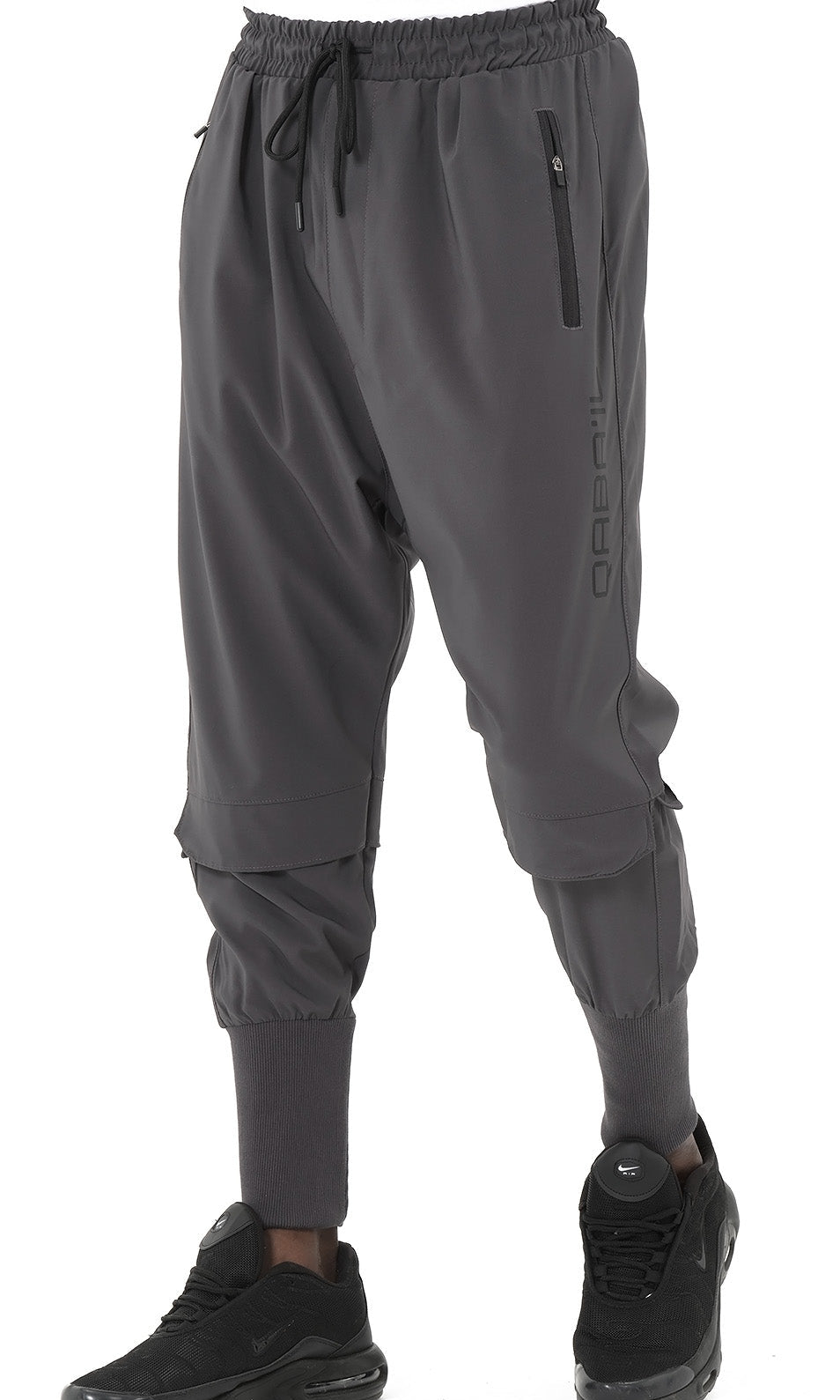 QL Pantalon Cross Over in Dark Grey