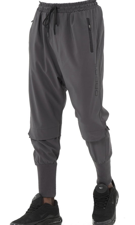 QL Pantalon Cross Over in Dark Grey