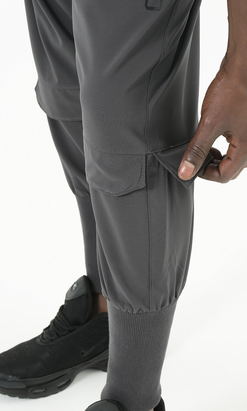 QL Pantalon Cross Over in Dark Grey