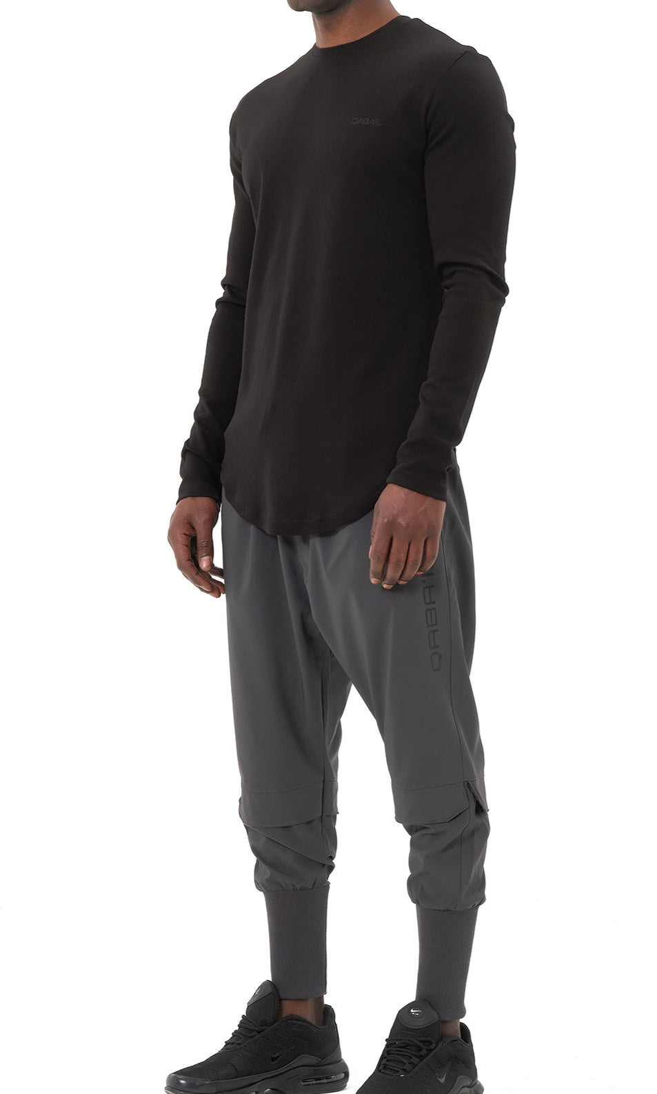 QL Pantalon Cross Over in Dark Grey