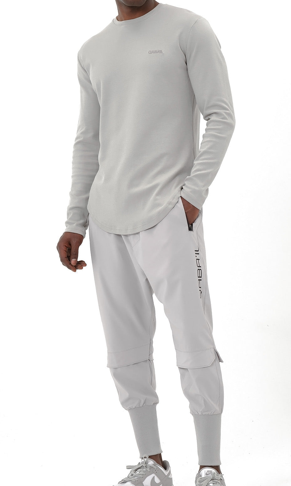 QL Pantalon Cross Over in Grey