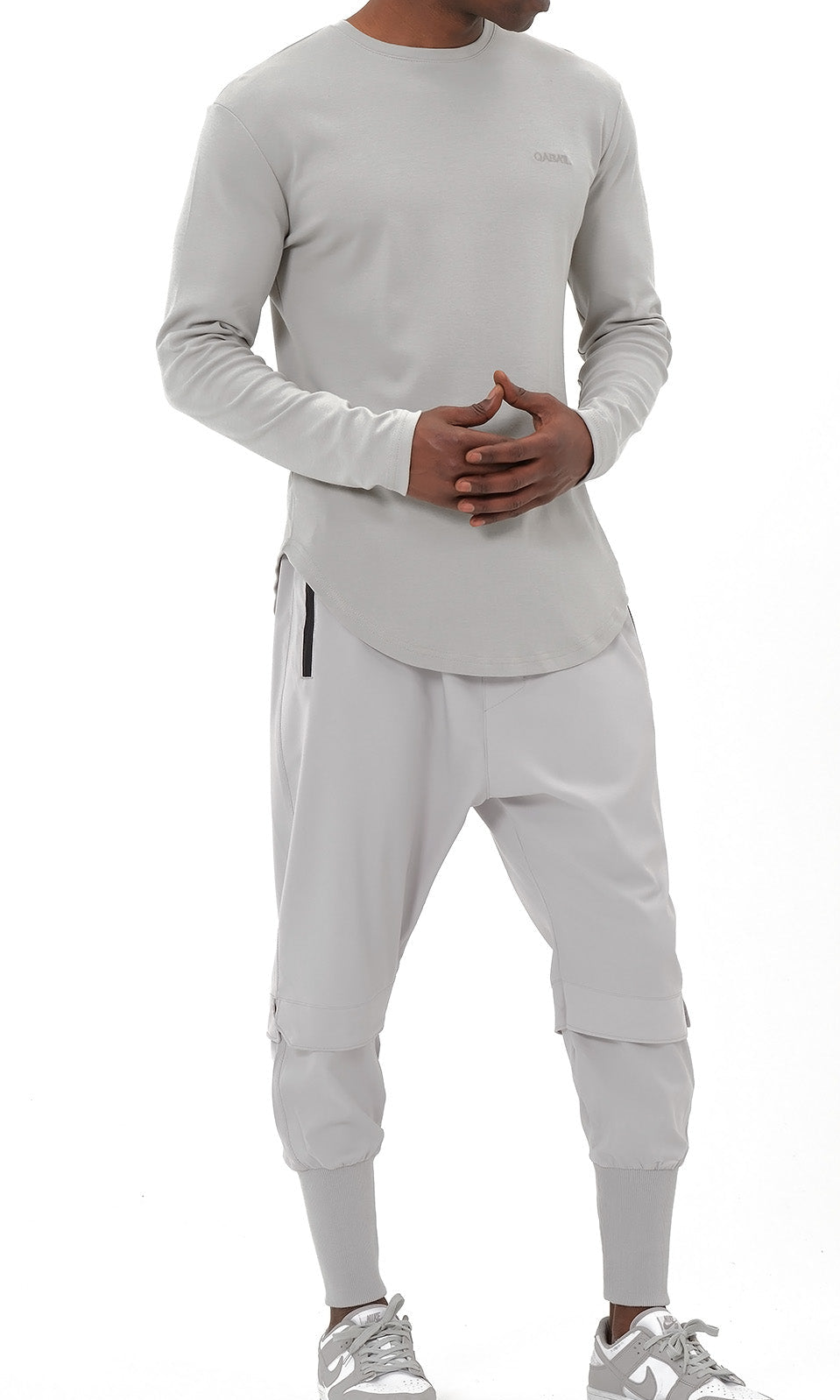 QL Pantalon Cross Over in Grey