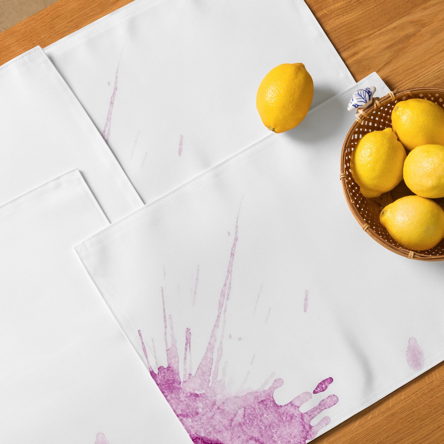 Watercolour Pink Splash - Placemat Set