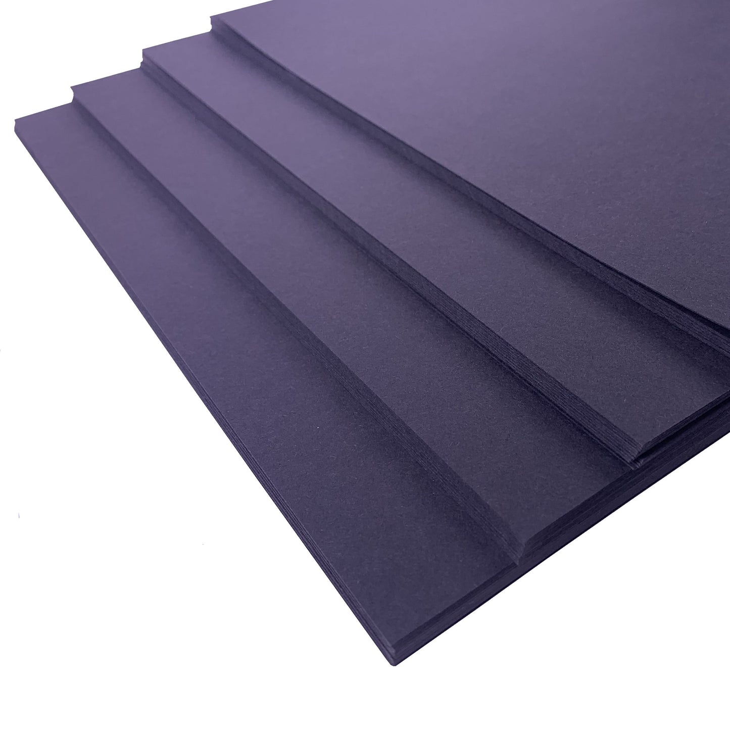 A3 Black Recycled Card 270gsm - Thick, Textured, Perfect for Crafting and Presentations