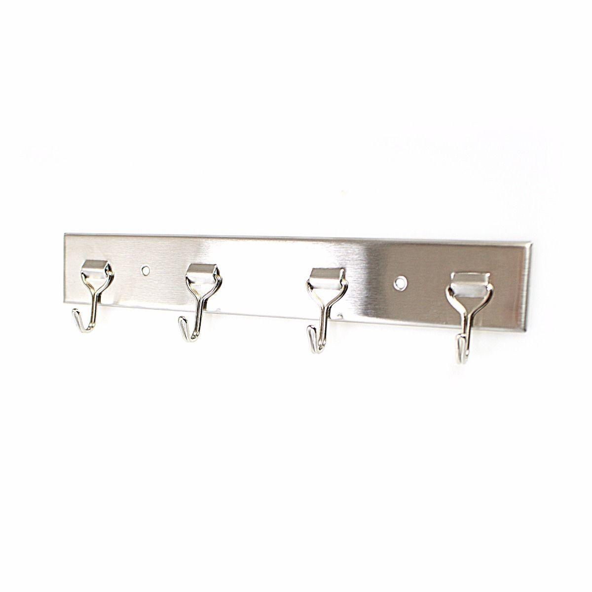 4 Rack MultiUse Hooks Hallway Hanger Home Organization Solution