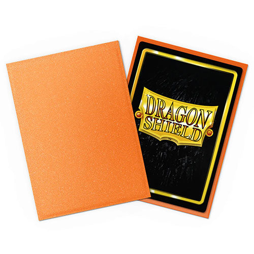 Dragon Shield - Matte Standard Size Sleeves 100pk - Amber