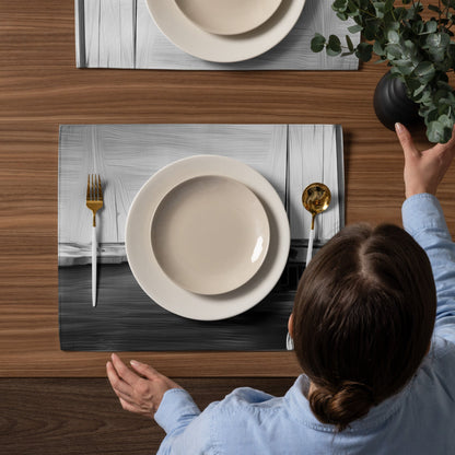 The Sleeping Yachts (at Night) - Placemat Set