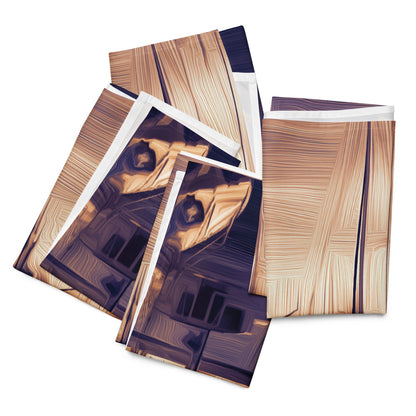 The Sleeping Yachts (at Sunset) - Cloth Napkin Set