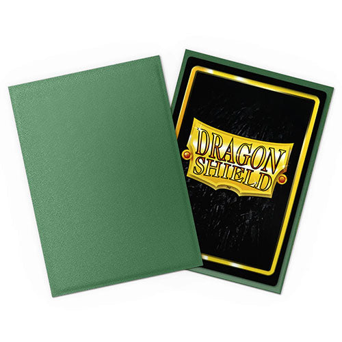 Dragon Shield - Matte Non-Glare Standard Size Sleeves 100pk - Forest Green