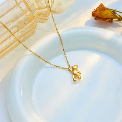 Cute Cartoon Bear Necklace