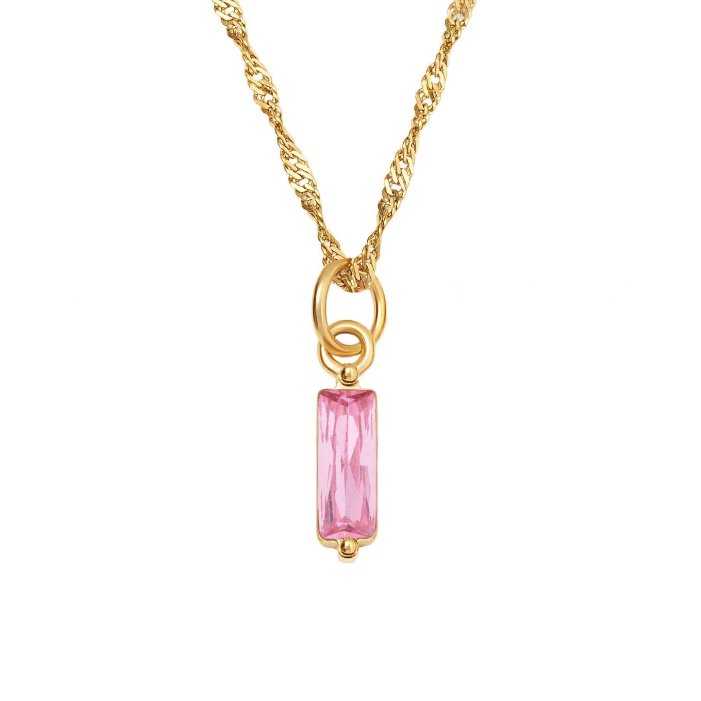 Color Twelve Birthstone Necklace