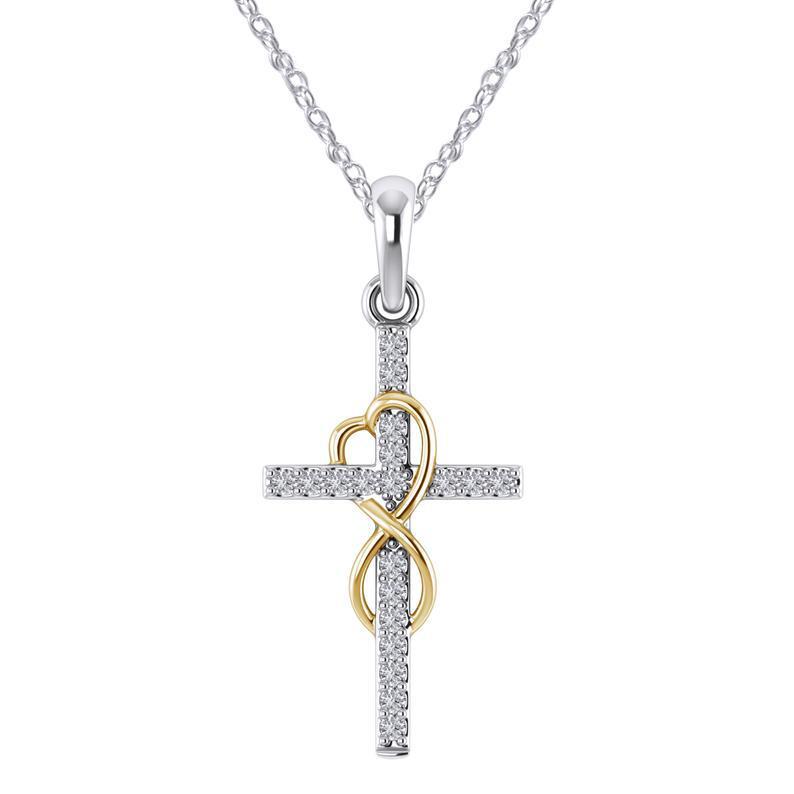 Infinity Cross Necklace