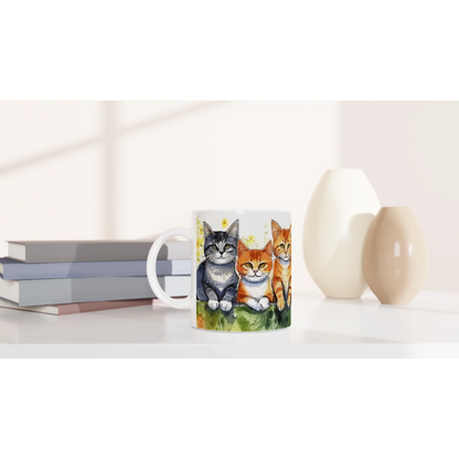 🐾 Coffee with Cats – Ceramic Mug for Cat Lovers ☕🐱