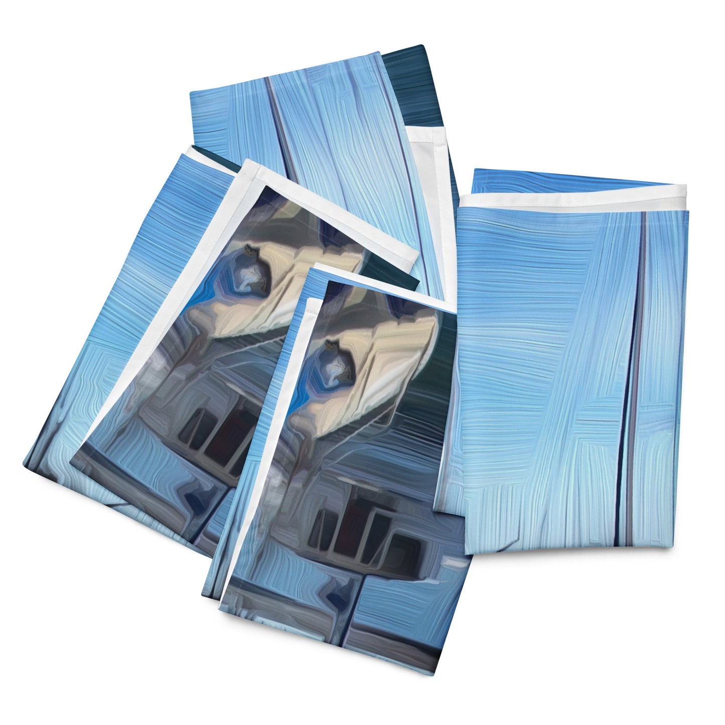 The Sleeping Yachts (at Morning) - Cloth Napkin Set