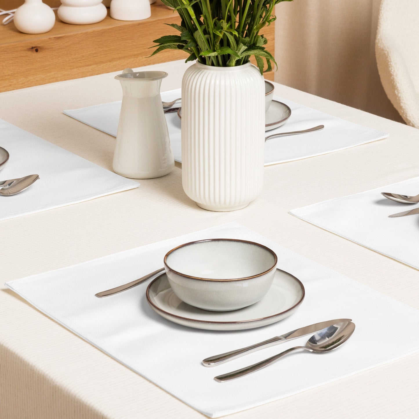 iSAW White Placemat Set - iSAW Company