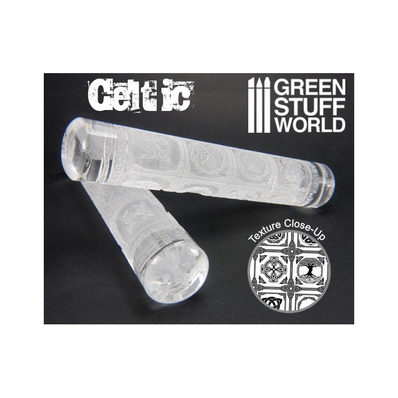 Green Stuff World Rolling Pin Celtic