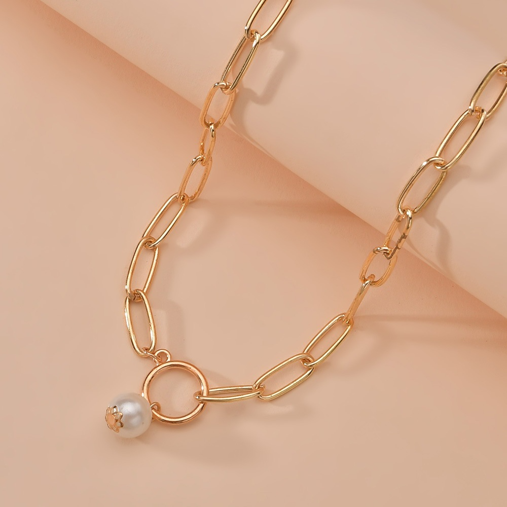 Round Shaped Pearl Necklace