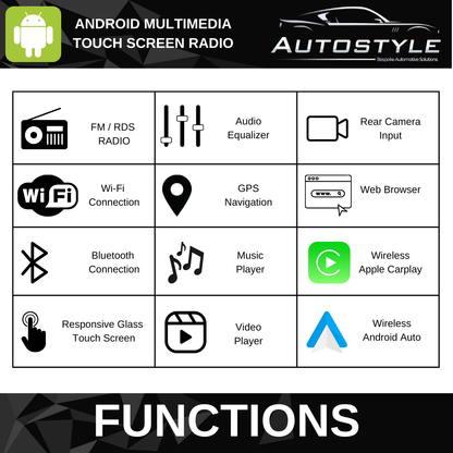 Nissan Juke Infiniti ESQ Apple Carplay / Android Auto 9" Stereo Upgrade 2010-2019
