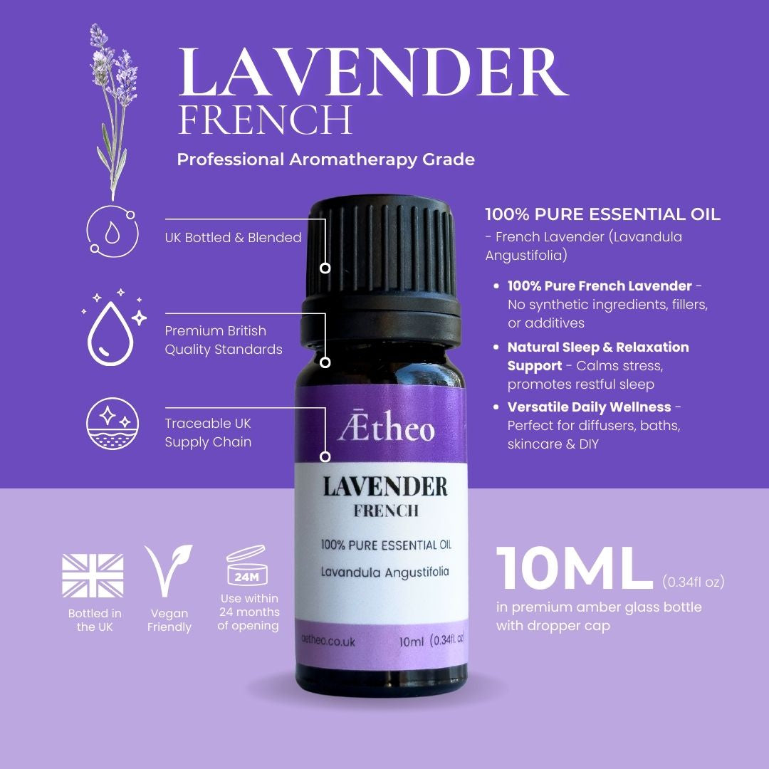 Aetheo Tranquil Sleep Gift Set — Fabric Diffuser and 2 Essential Oils