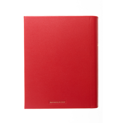 2026 Desk Diary - Day-a-Page Planner - Red