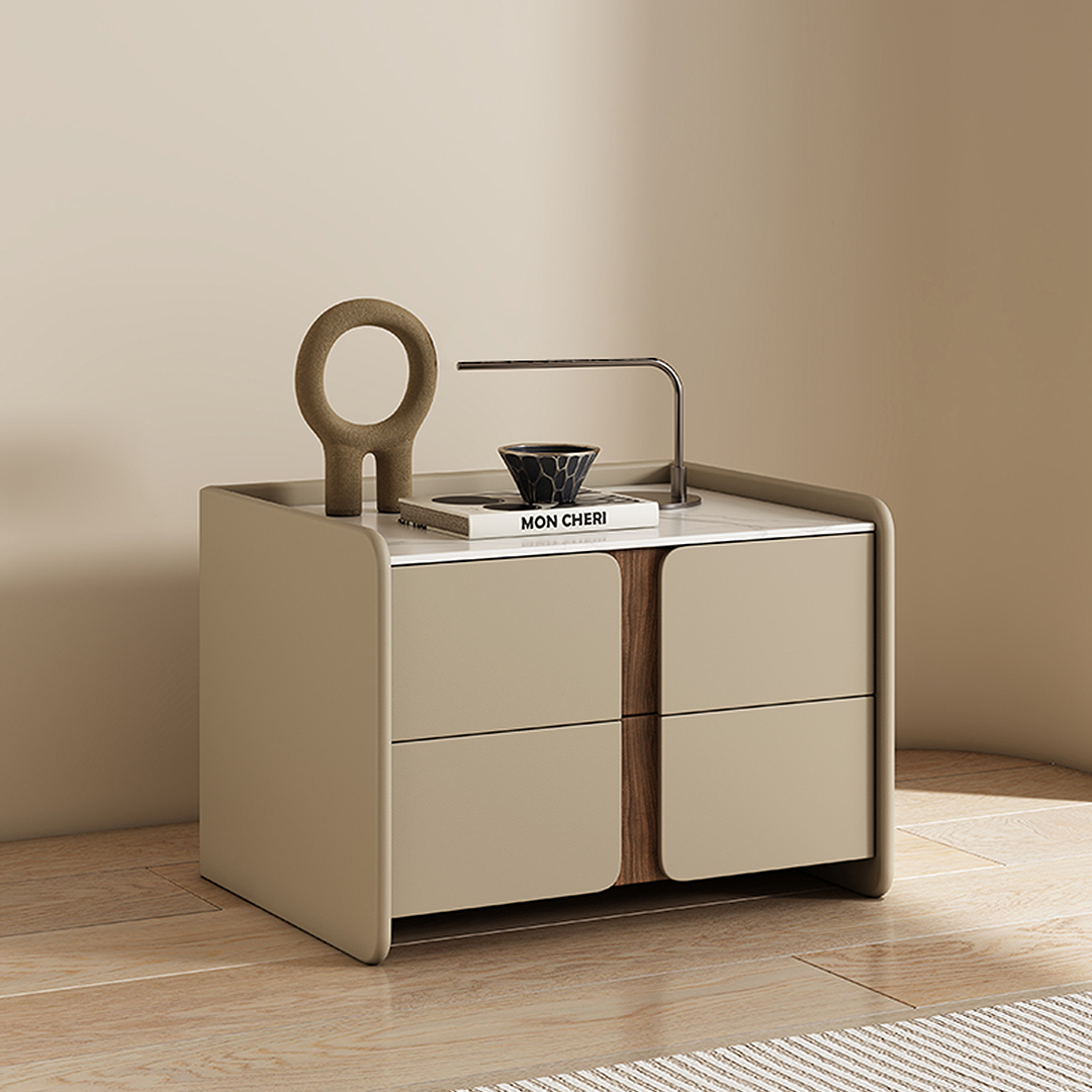 Noa Antique Bedside Table