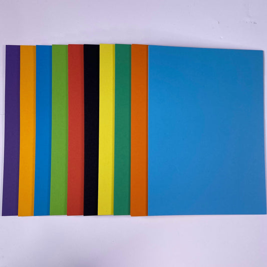 A3 Bright Intensive Recycled Card 180gsm - Assorted Colours for Crafts and Printing