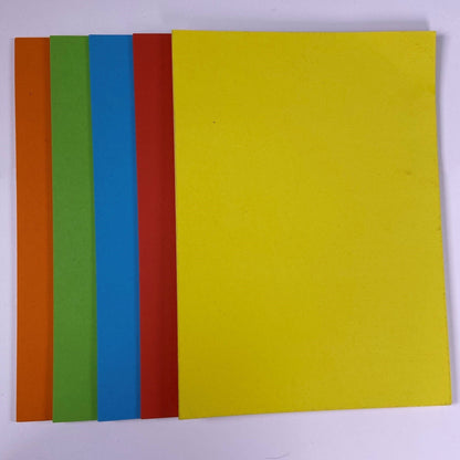 A3 Vivid Coloured Card Recycled - 180gsm Bright Card Pack