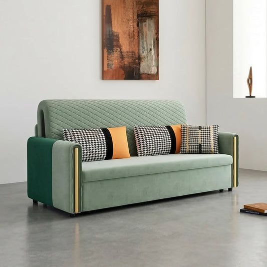 Imelde Two Seater Sofa Bed, Linen