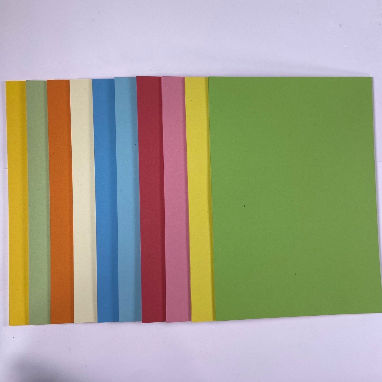 A5 Ten Colour Card 180gsm