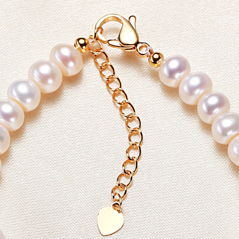 Pearl Plain White Bracelet