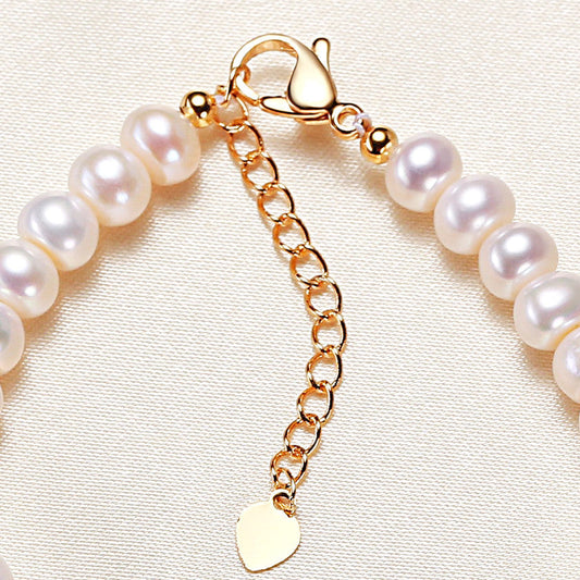 Pearl Plain White Bracelet