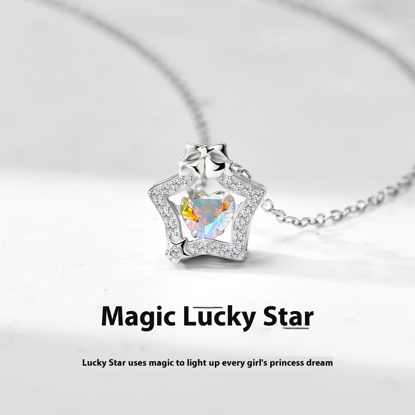Bow Star Magic S925 Silver Necklace