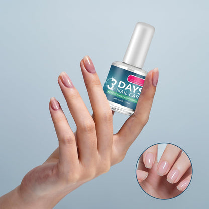 2Pacs 3 Days Nail Care – Keratin Amino Acid Formula for Hydrated, Strong Nails (16ml)