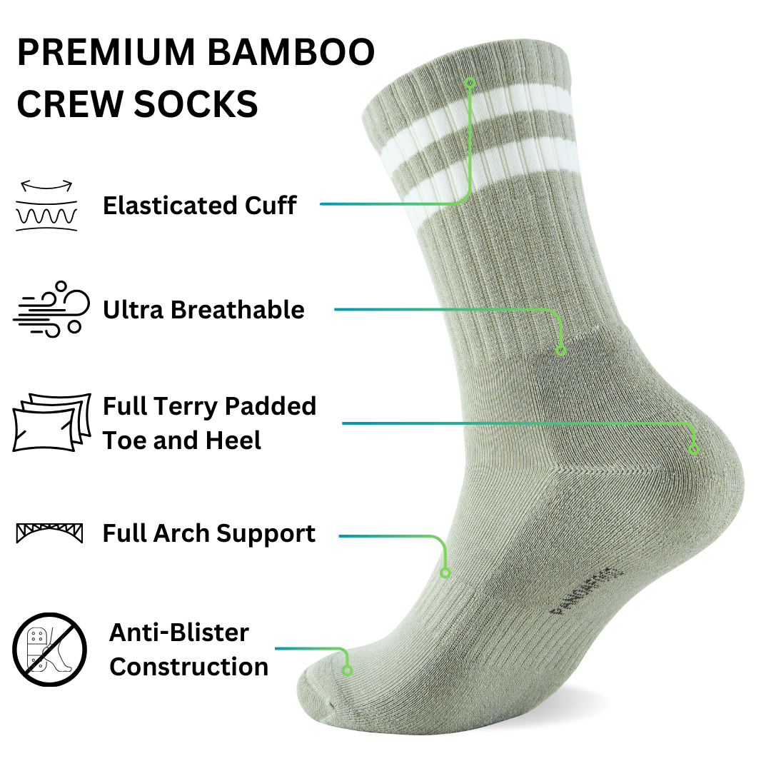 Bamboo Crew Socks