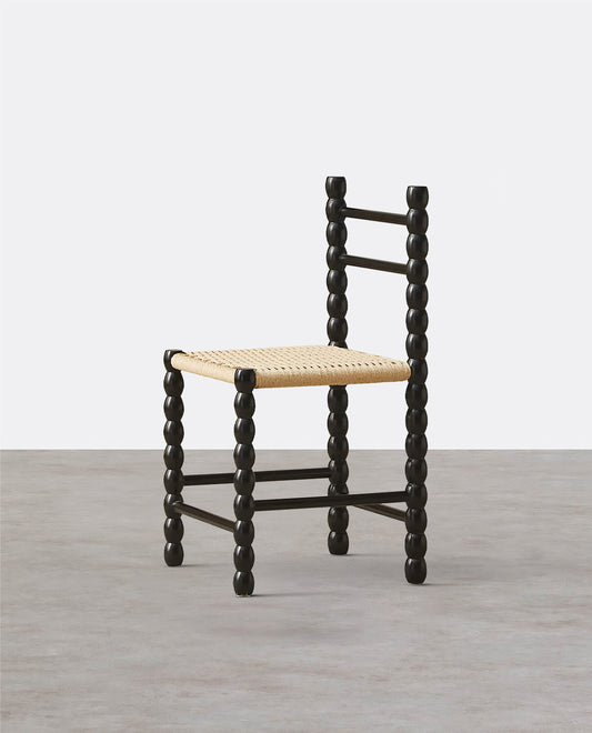 Mae Gourd Dining Chair, Rattan