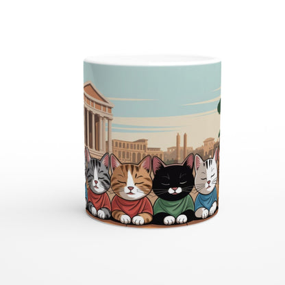 Ancient Roman Animal Lovers Mug – Ceramic 11oz Coffee Cup 🐾🏛️