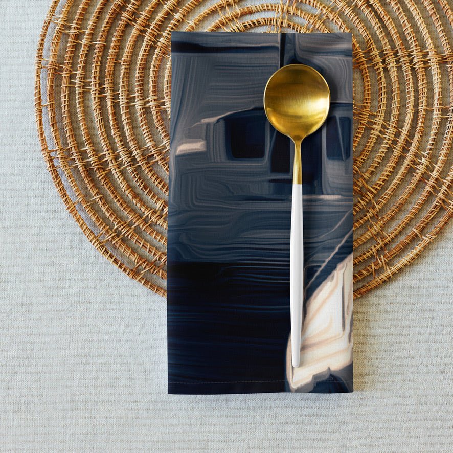 The Sleeping Yachts (at Sunrise) - Cloth Napkin Set