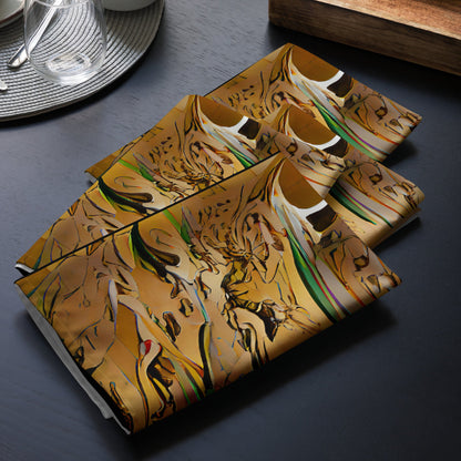 Half Black Half Gāolàng - Cloth Napkin Set