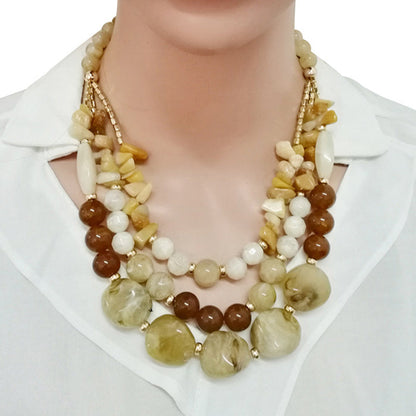 Bohemian Wedding Beads Jewelry Set