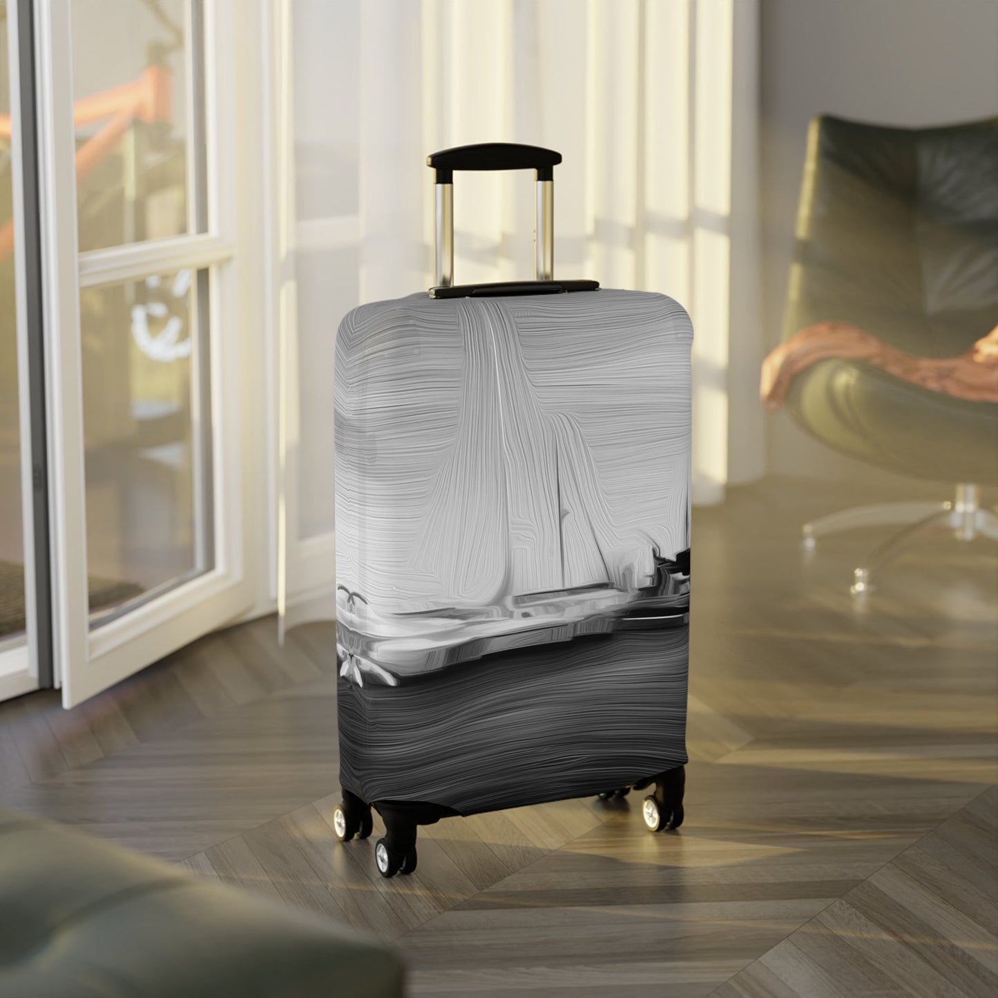 The Sleeping Yachts (at Night) – Protective Suitcase Cover