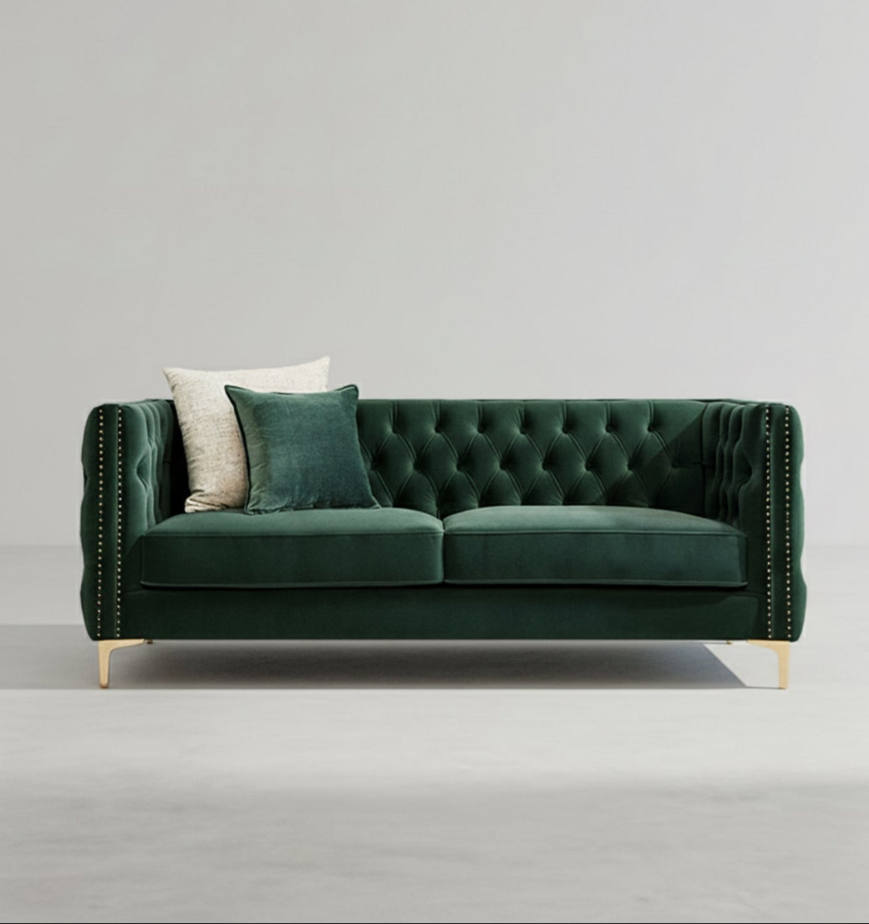 WH215 Two Seater Sofa, Velvet